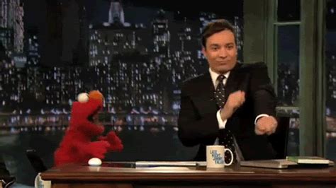 Jimmy Fallon and Elmo Dancing | Gifrific