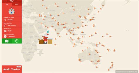 Google Maps Santa Tracker ~ AFP CV