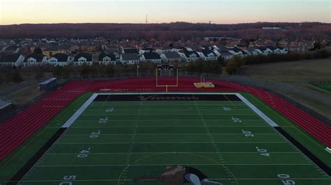 Aerial View Of A High School Football Field Stock Video Footage 00:23 ...