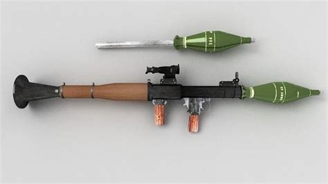 Rpg-7 Rocket launcher 3D model | CGTrader