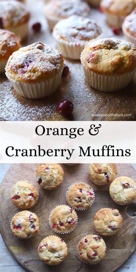 Orange Cranberry Muffins - End of the Fork