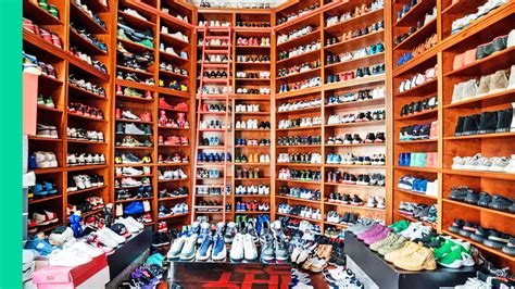 DJ Khaled is a sneakerhead & his sneaker collection at his Miami ...