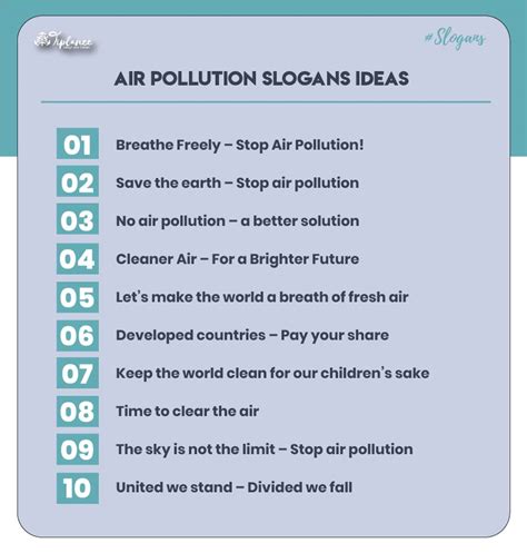 121+ Best Air Pollution Slogans & Samples - Tiplance