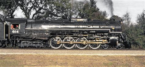 SCL / L&N Family Lines Rail System operated C&O LIMA 4-8-4 Greenbrier steam locomotive # 614, is ...