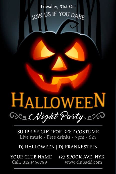 Halloween Poster Template – Lukisan