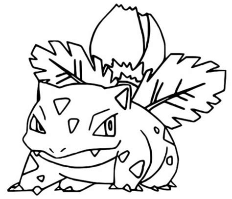 Ivysaur Coloring Page