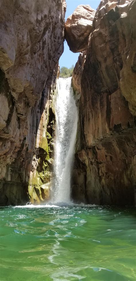 Cibecue Falls on the upper Salt River, 6/16/19 : r/arizona