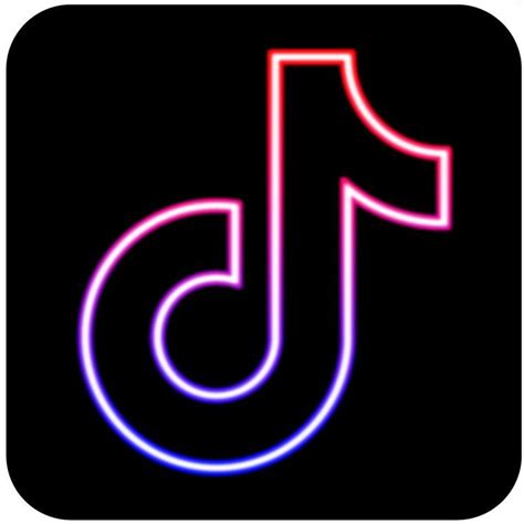 tiktok neon logo | Neon logo, ? logo, Neon