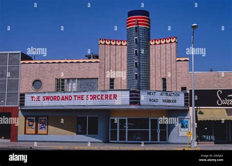 1980s America - State Theater, Clovis, New Mexico 1982 Stock Photo - Alamy