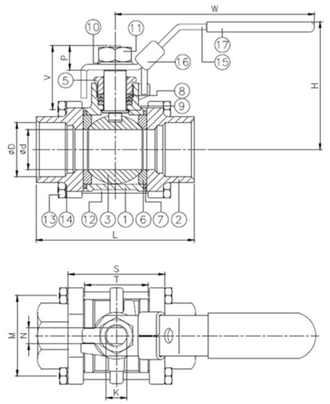 Three-Piece Socket Weld Ball Valve - DuvaSanitary.com