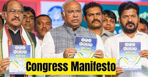 Congress Manifesto 2024 PDF Telangana Online Download