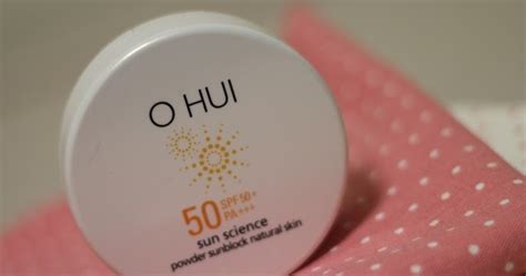 Fashion Holic: OHUI Sun Science Powder Sunblock Natural Skin SPF50 11g