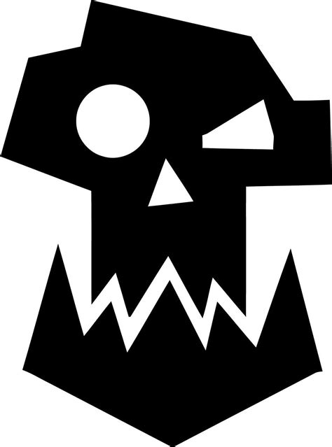 PNG of the ork logo, for things : r/Warhammer