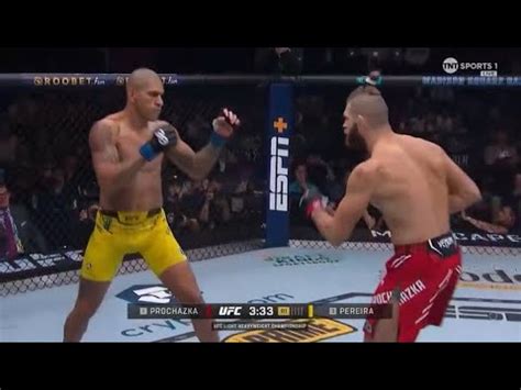 Jiří Procházka vs Alex Pereira Unleash Fury in UFC 295 Battle | Full ...