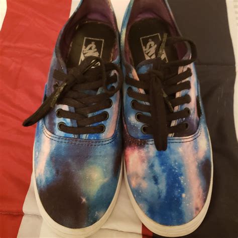 Vans Authentic Galaxy Print Shoes 9.5 Women... - Depop