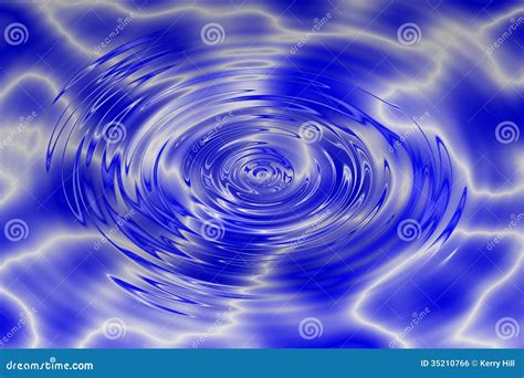 Swirling Water Abstract Background Stock Illustration - Illustration of ...