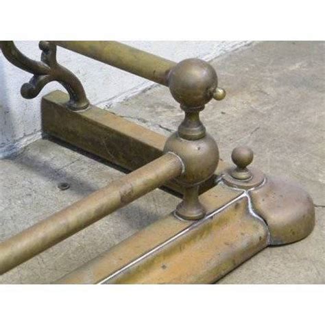 Antique Brass Fireplace Fender