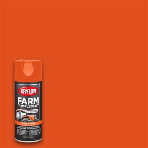 Krylon Gloss Husqvarna Orange Spray Paint (Actual Net Contents: 12-oz ...