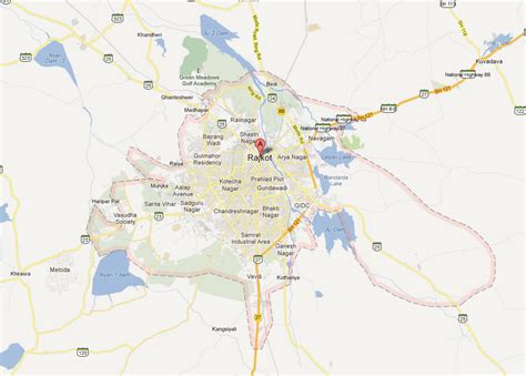 Rajkot Map and Rajkot Satellite Image