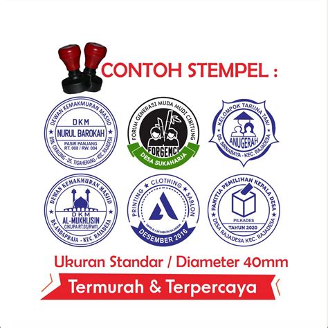 Stempel Flash Toko DKM Logo Organisasi dan Lainnya | Shopee Indonesia