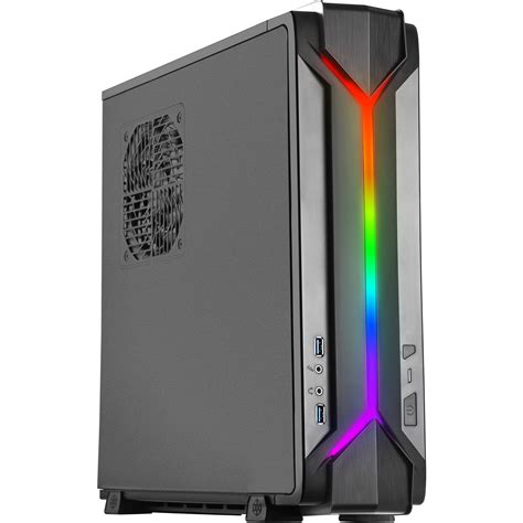 SilverStone RVZ03B-ARGB Slim Mini-ITX Case with RGB RVZ03B-ARGB