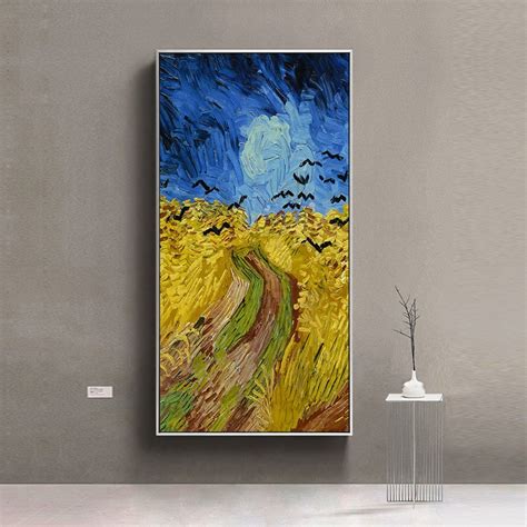 Wheatfield with Crows by Van Gogh – Canvas Giclée Print - Pigment Pool