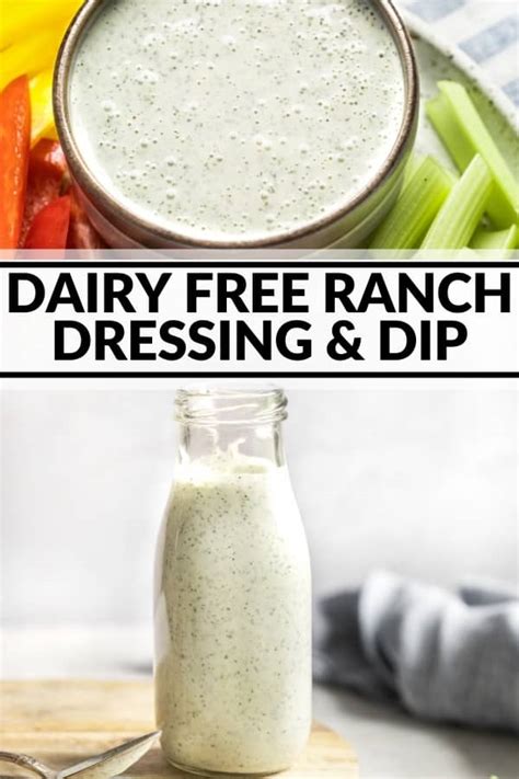 Dairy Free Ranch Dressing & Dip - The Whole Cook