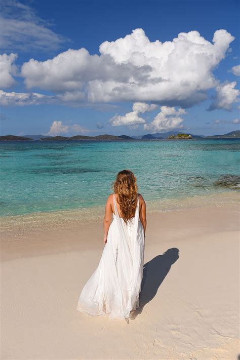 Caribbean Beach Wedding on the Sand of St. Thomas - The Destination Wedding Blog - Jet Fete by ...