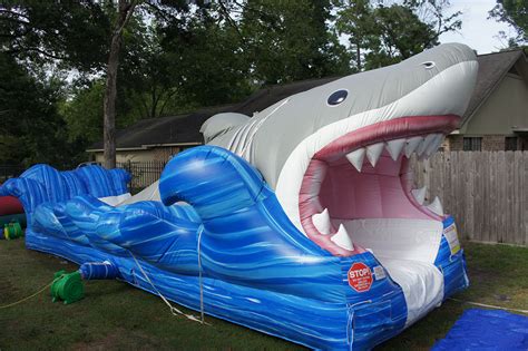 USA Shark Inflatable Slide | Sky High Party Rentals