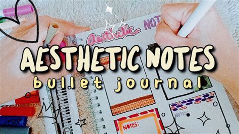 Aesthetic Notes for your Journal - YouTube