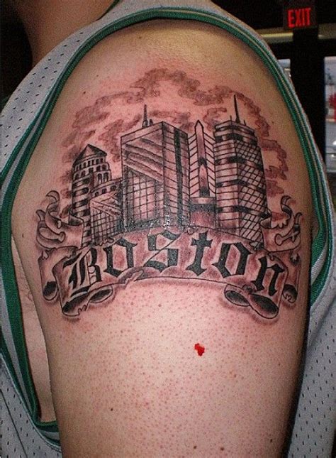 Boston Skyline represent | Skyline tattoo, Boston skyline tattoo ...