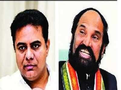 Twitter war escalates as Uttam calls KTR arrogant | Hyderabad News - Times of India