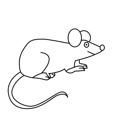 Coloriage Souris #14028 (Animaux) – Dessin à colorier – Coloriages à Imprimer Gratuits