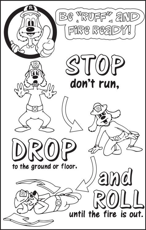 Stop Drop Roll Printables