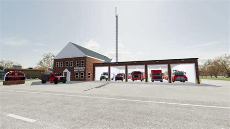 Placeable Fire Station Pack by Woodmeadow Farm Modding