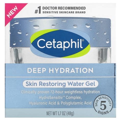 Cetaphil Deep Hydration Skin Restoring Water Gel, 72 Hour Hydration, 1.7 oz - Fred Meyer