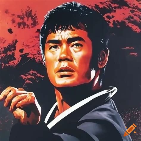 Ultra-detailed martial arts movie poster on Craiyon