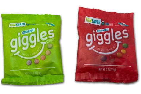 Giggles & Sour Giggles from Yum Earth | Candy Gurus