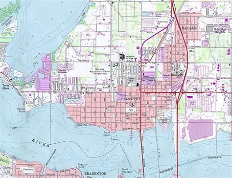 Palmetto Florida Map - Printable Maps