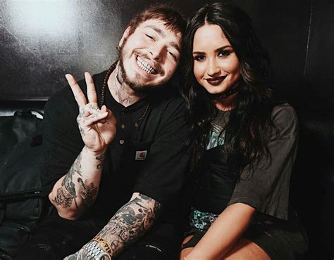 Demi Lovato and Post Malone Behind the Scenes of Emo Nite | June 6, 2017 ... #demilovato # ...