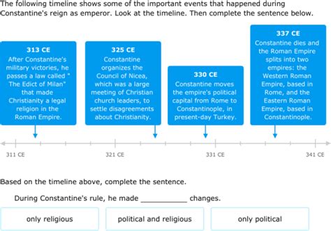 IXL | The fall of the Western Roman Empire | 6th grade social studies