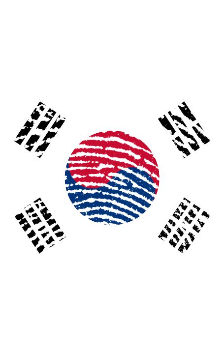 Korea Flag Fingerprint · Free image on Pixabay