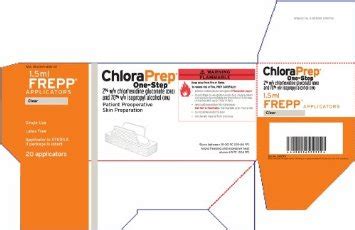 Chloraprep® One-step 2% W/v Chlorhexidine Gluconate (Chg) and 70% V/v ...