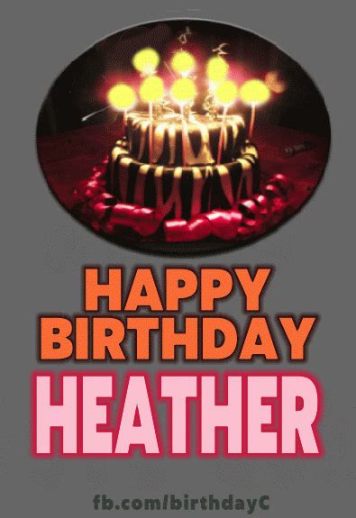 Happy Birthday HEATHER gif | Birthday Greeting | birthday.kim