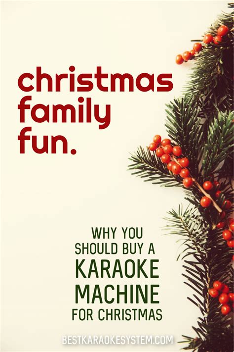 5 Reasons to Buy a Karaoke Machine for Christmas this Year - Best ...