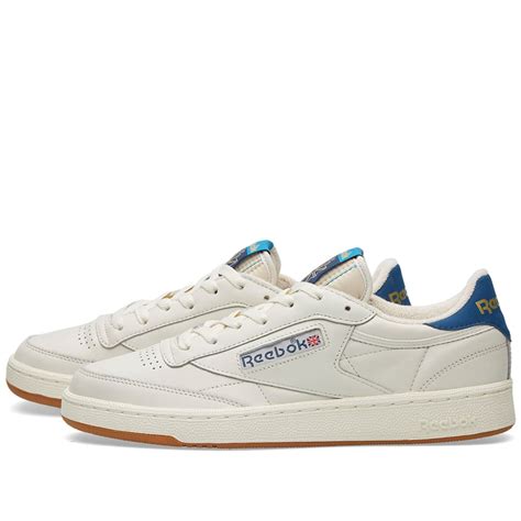 Reebok Club C 85 Retro Gum (Chalk & Noble Blue)