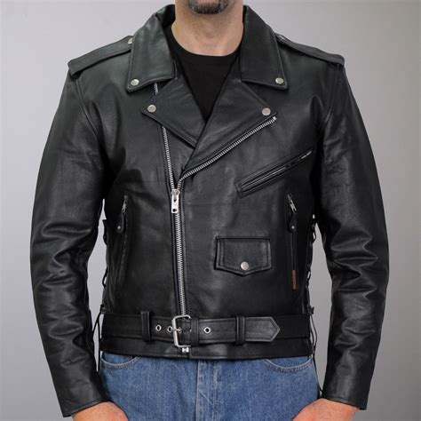 20 Hot Leathers Classic Motorcycle Jacket - Olandaseptiana