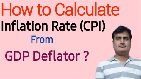 Inflation Rate Formula Gdp