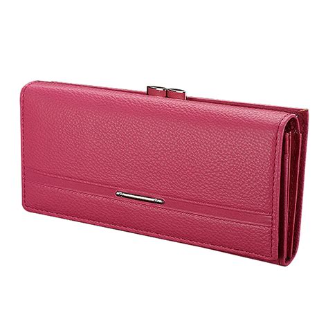 Fashion PU Leather Wallet 9 colors Women's Wallet Clutch Long Design Clip Wallet Long Wallets ...