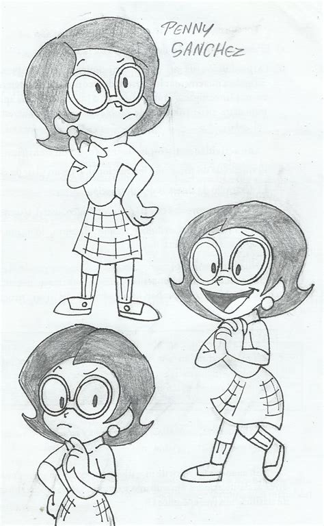 Chalkzone Penny Sanchez by rogelis on DeviantArt